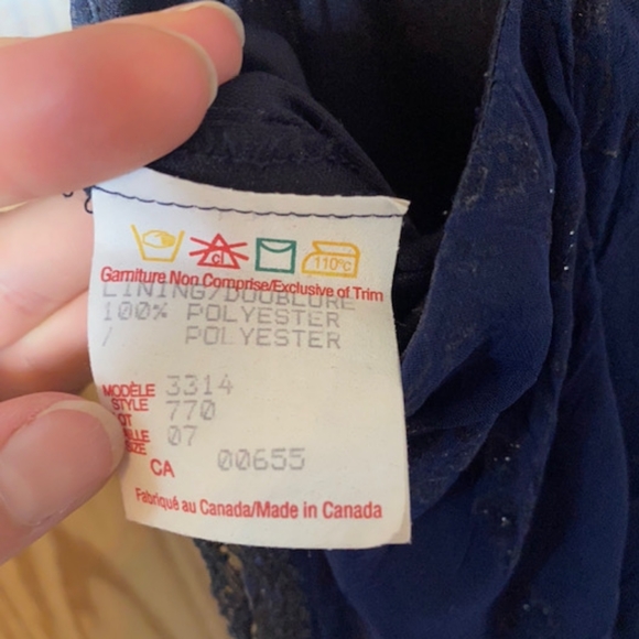 Navey spaghetti strap dress - Picture 3 of 4